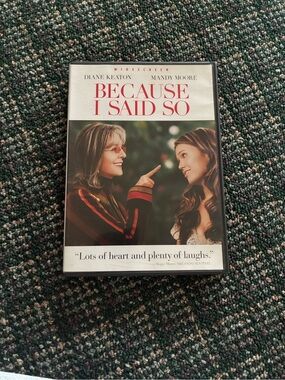 Because I Said So DVD - Widescreen - Red and White Cover